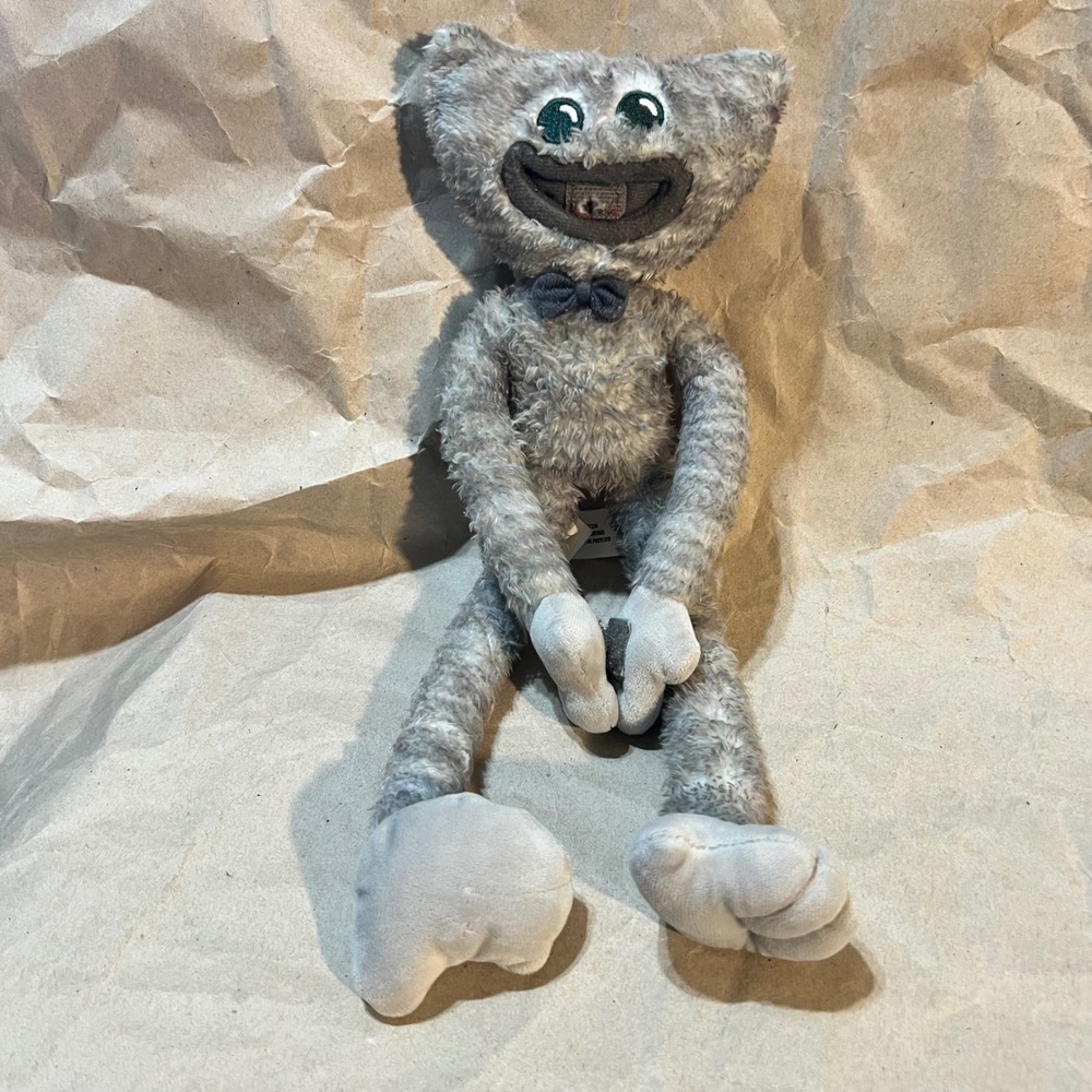 Poppy Playtime 17" Killy Willy Plush Grey Shaggy Horror Game Toy PhatMojo